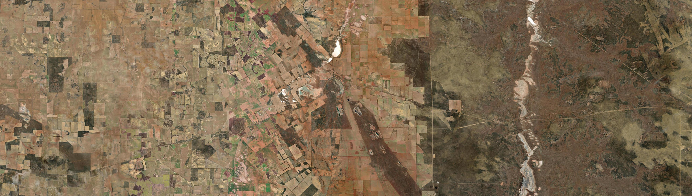 Aerial view of Southern Cross (WA), WA