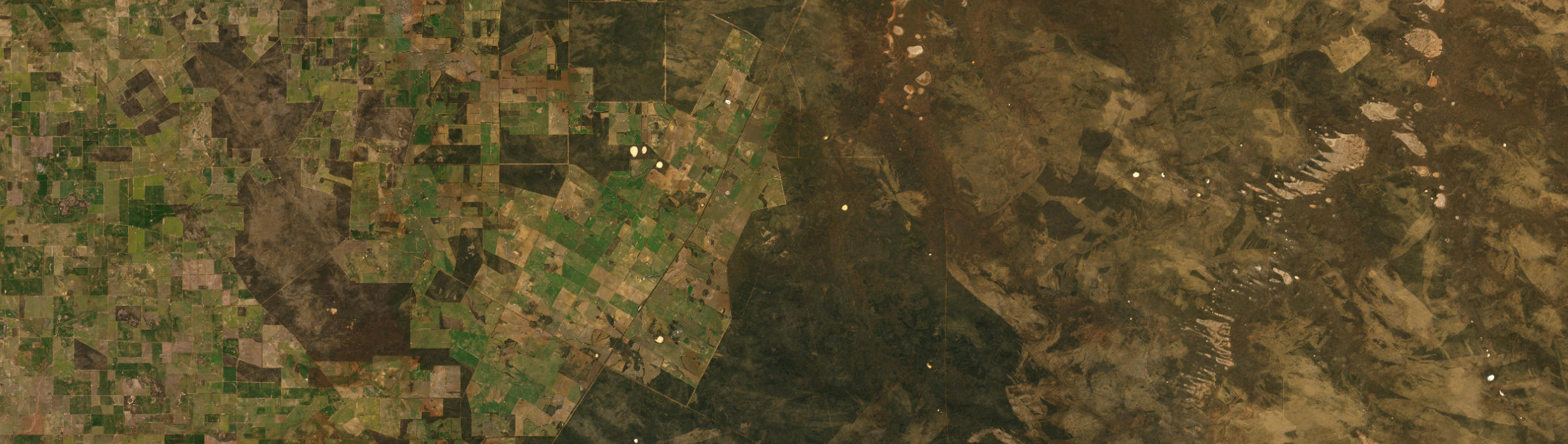 Aerial view of Skeleton Rock, WA