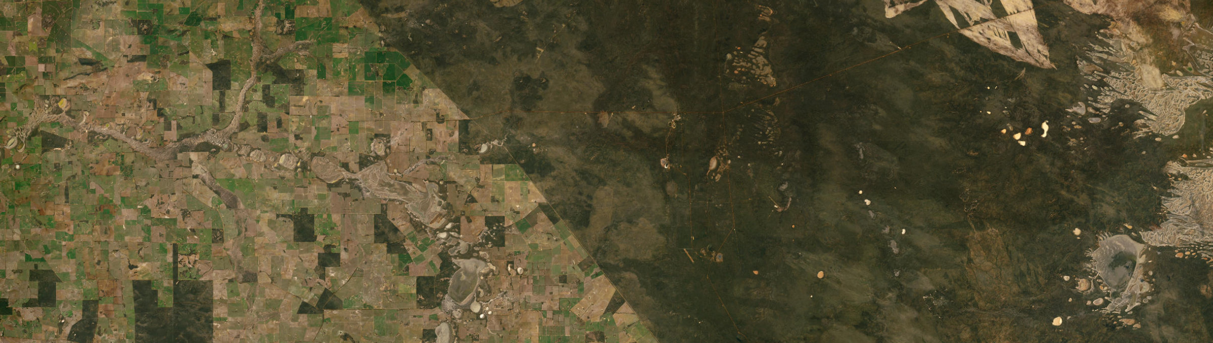 Aerial view of Forrestania, WA