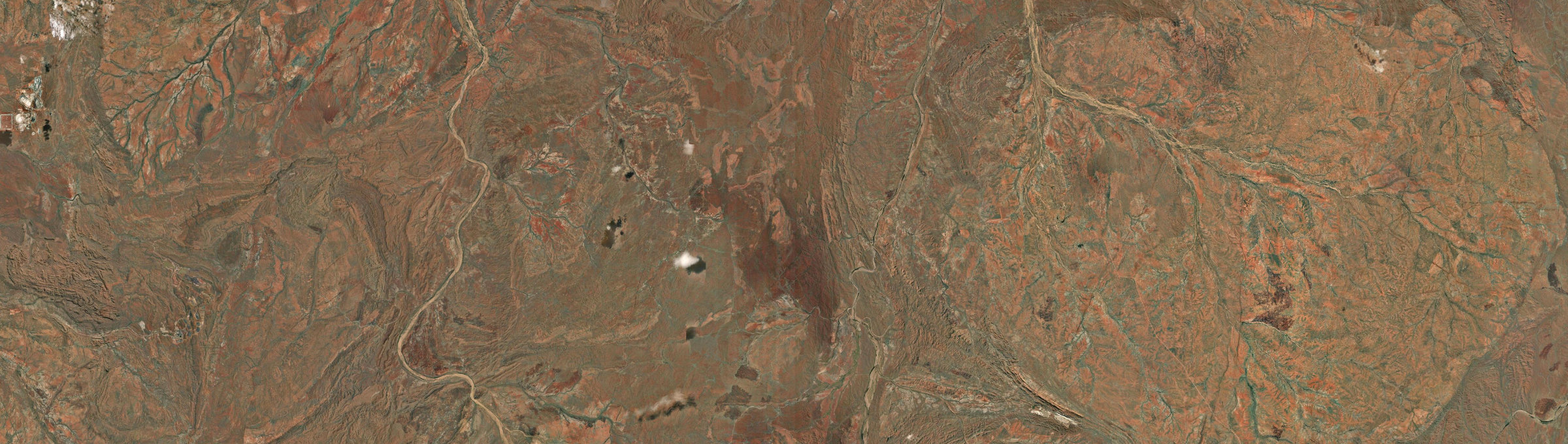Aerial view of Marble Bar, WA