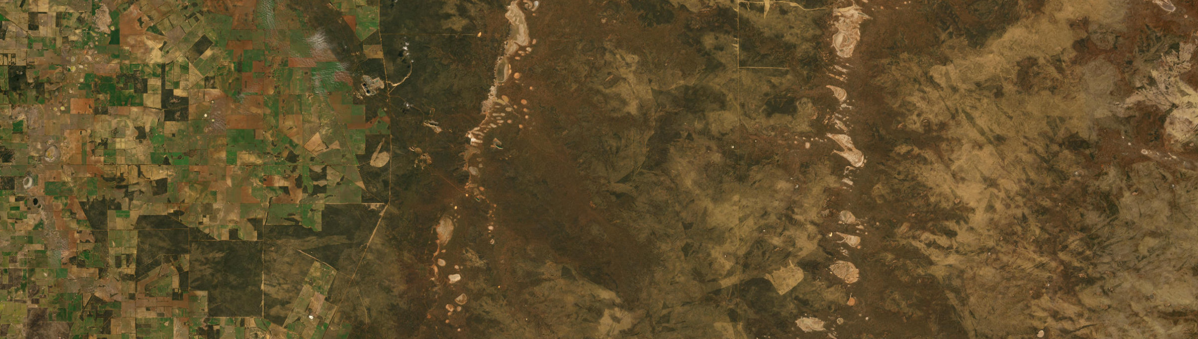 Aerial view of Mount Palmer, WA