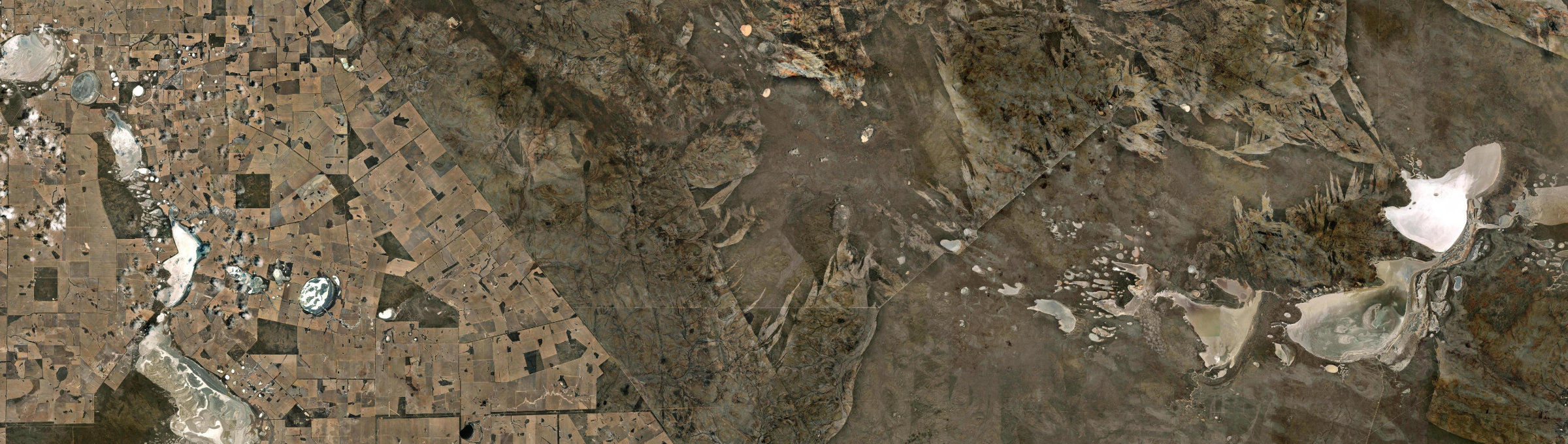 Aerial view of Hatter Hill, WA