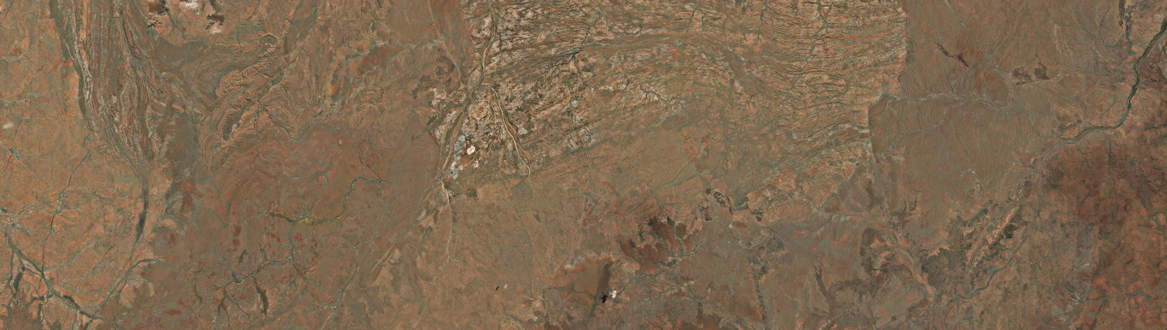 Aerial view of Nullagine, WA
