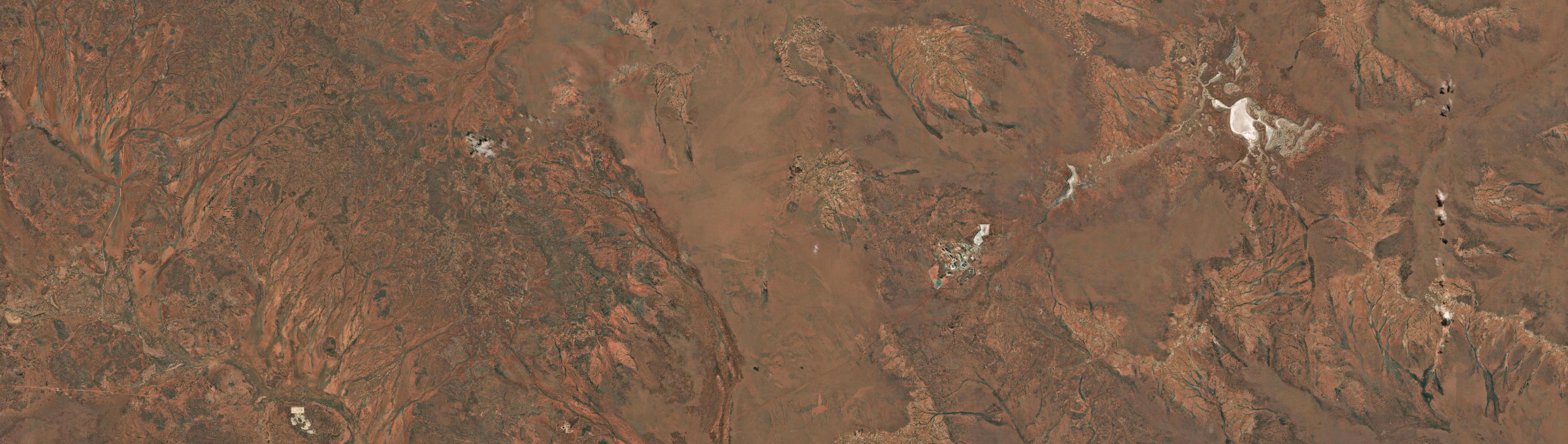 Aerial view of Wiluna, WA