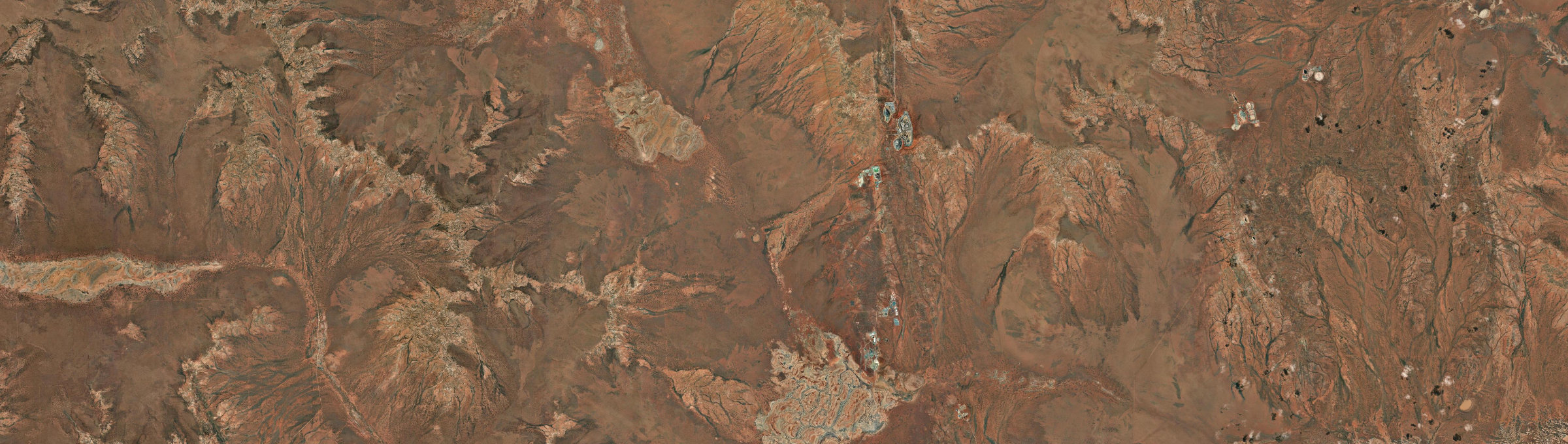 Aerial view of Sir Samuel, WA