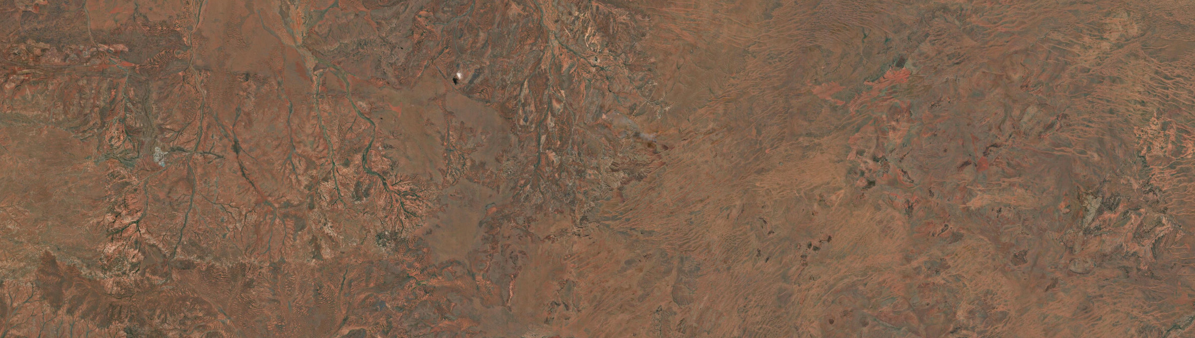 Aerial view of Jigalong, WA