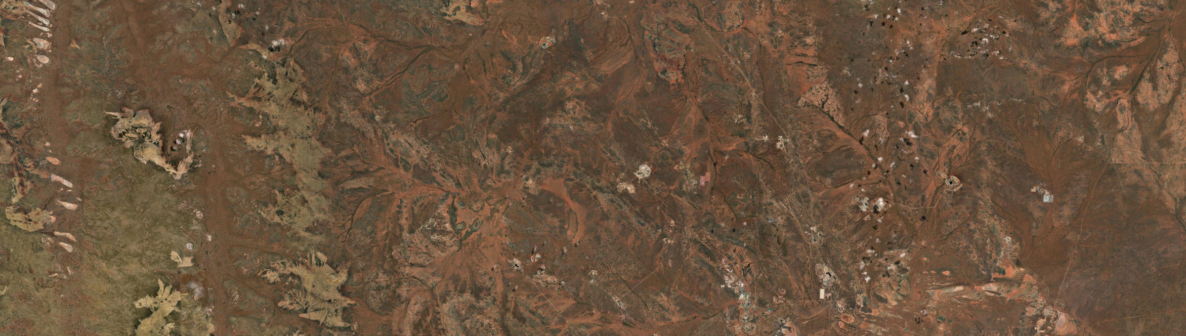Aerial view of Ora Banda, WA