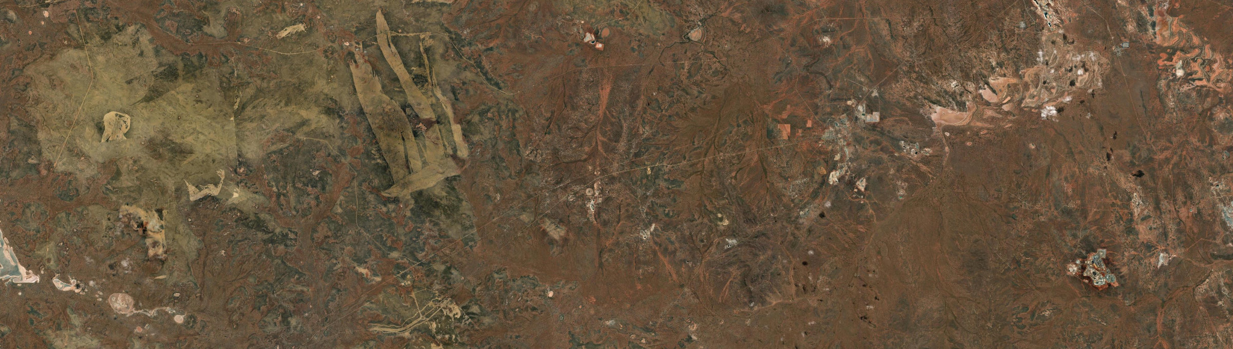 Aerial view of Bullabulling, WA