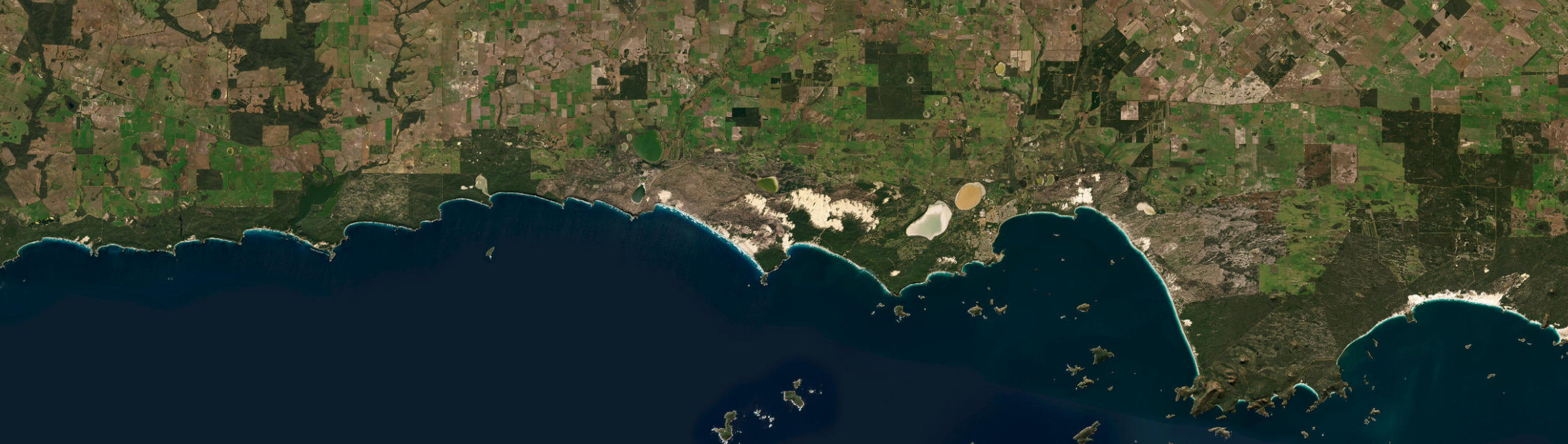 Aerial view of Dalyup, WA