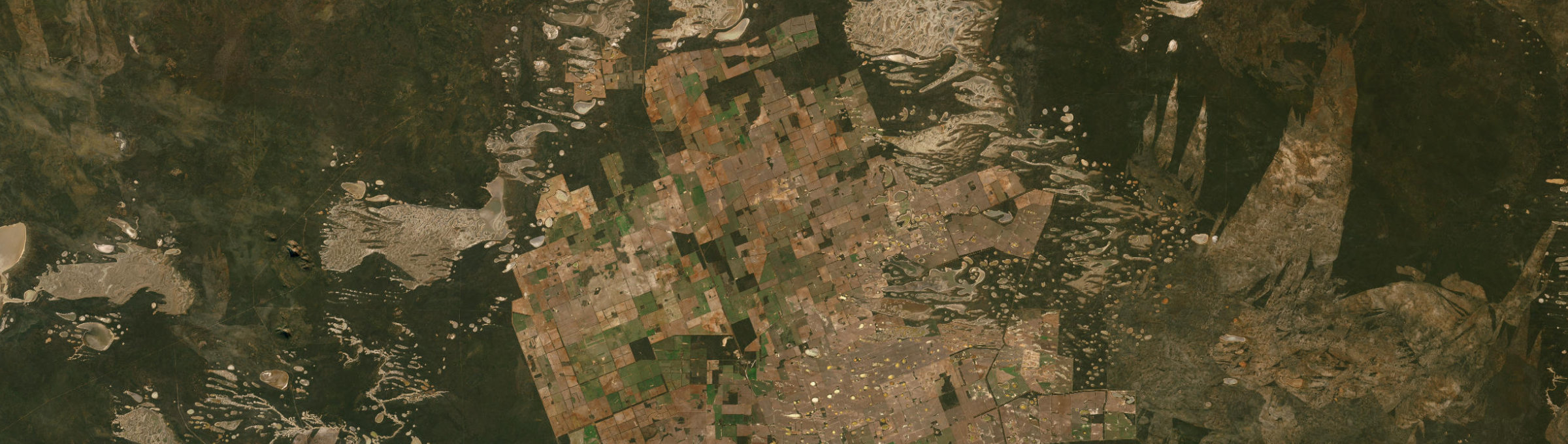 Aerial view of Salmon Gums, WA
