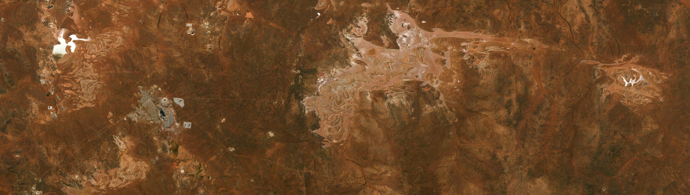 Aerial view of Bulong, WA