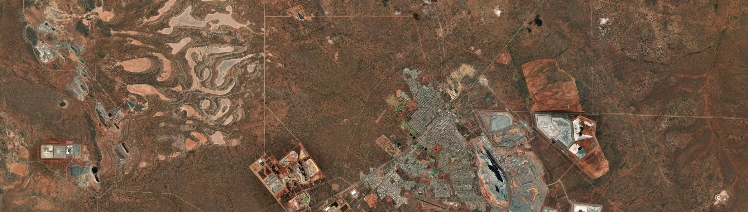 Aerial view of Karlkurla, WA