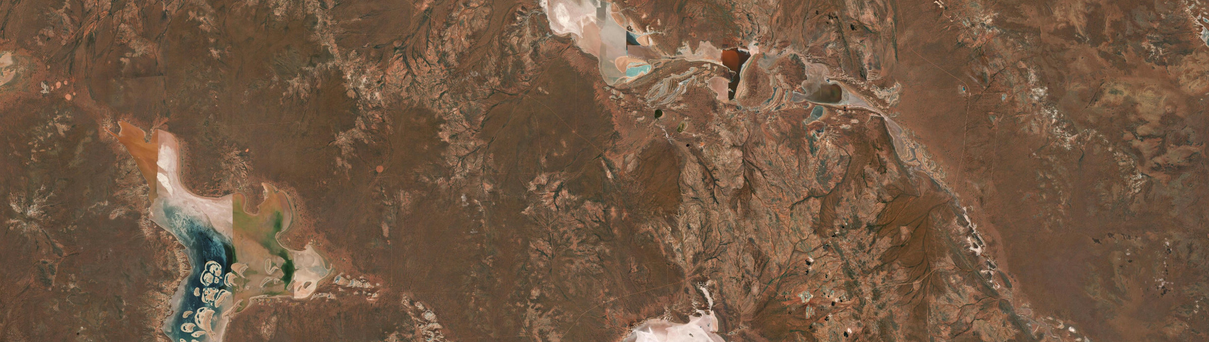 Aerial view of Kookynie, WA