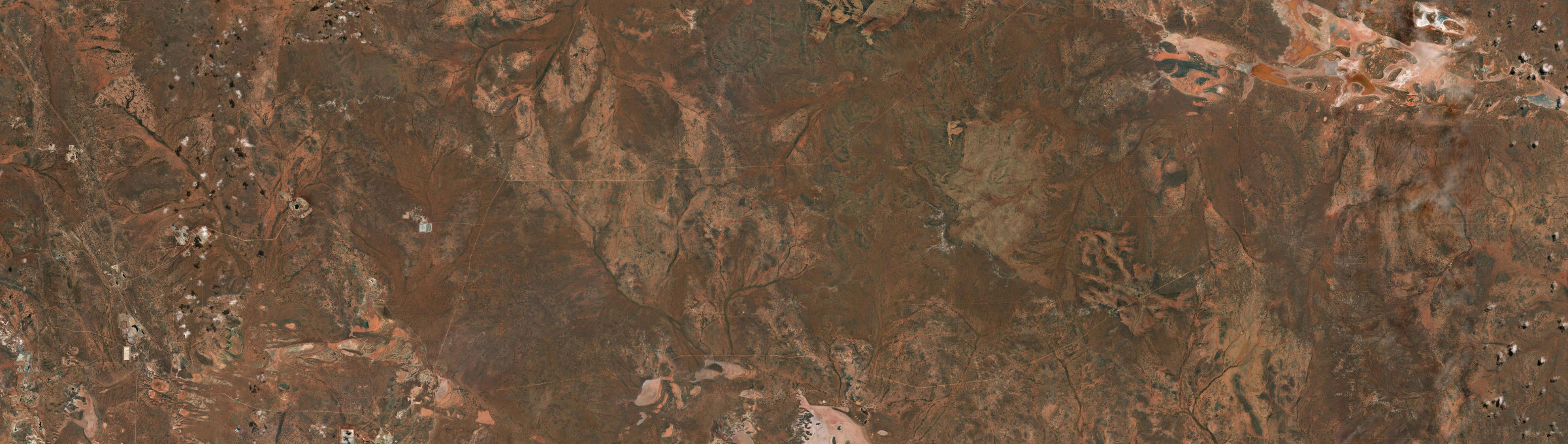 Aerial view of Kurnalpi, WA