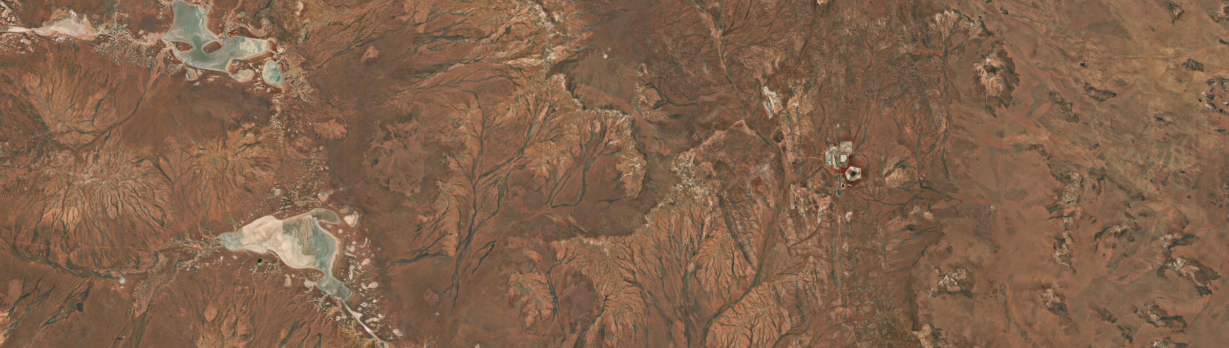 Aerial view of Bandya, WA