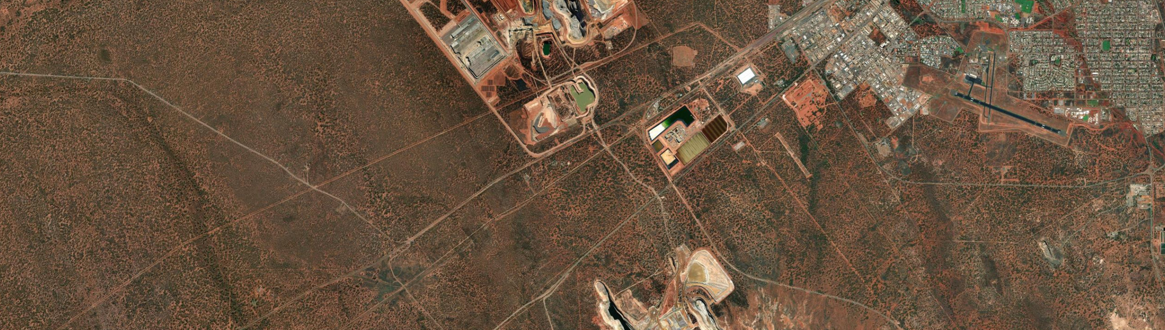 Aerial view of Binduli, WA