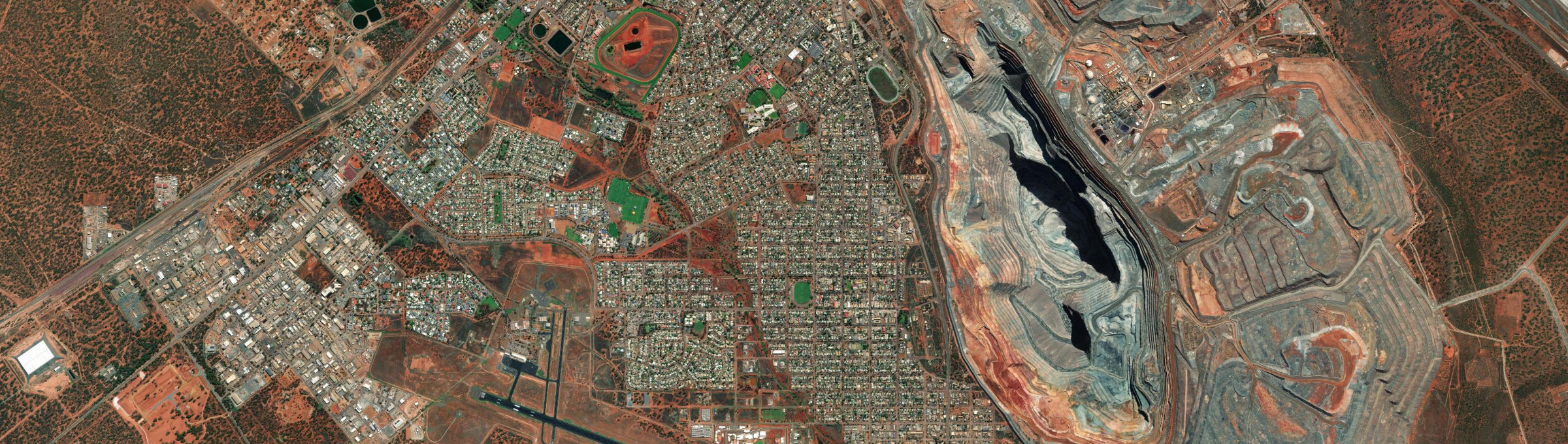 Aerial view of Boulder, WA