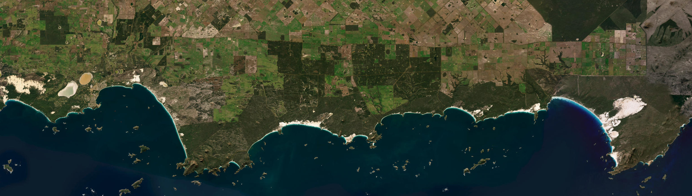 Aerial view of Condingup, WA