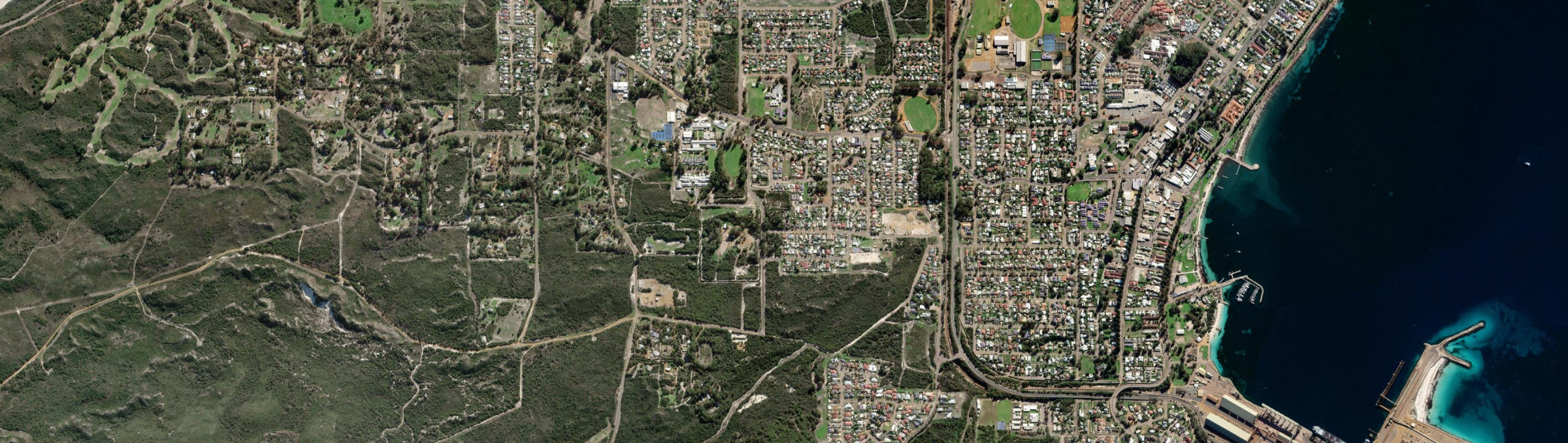Aerial view of Sinclair, WA