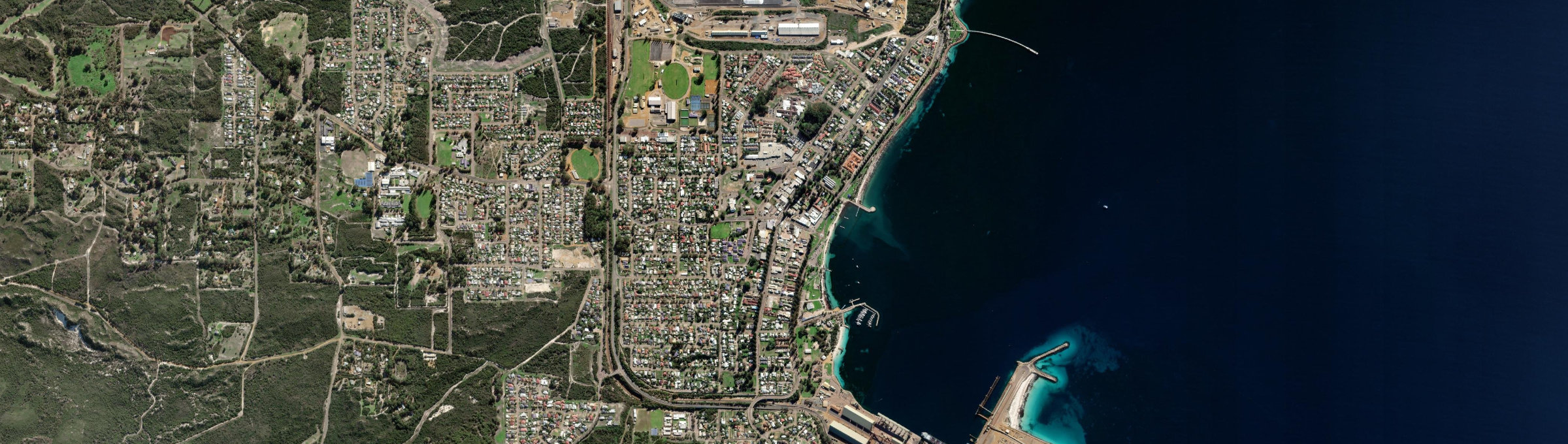 Aerial view of Esperance, WA