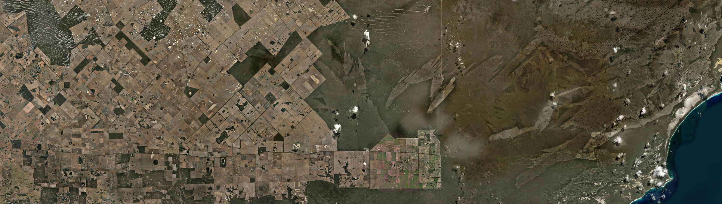 Aerial view of Boyatup, WA
