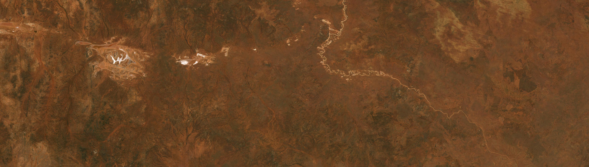 Aerial view of Cundeelee, WA