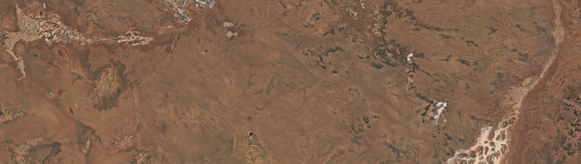 Aerial view of Lake Wells, WA