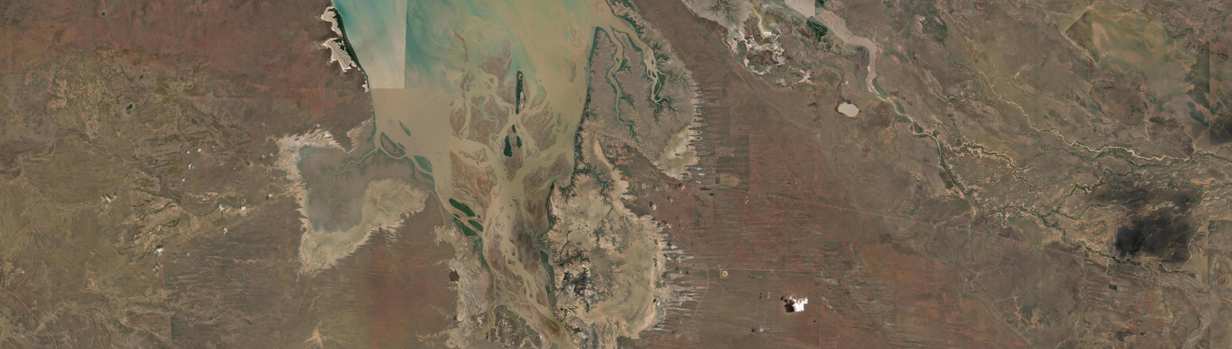 Aerial view of Derby (WA), WA