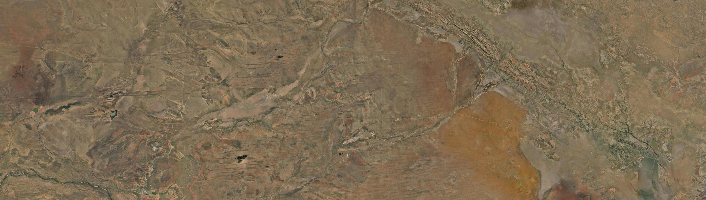 Aerial view of Mount Hardman, WA