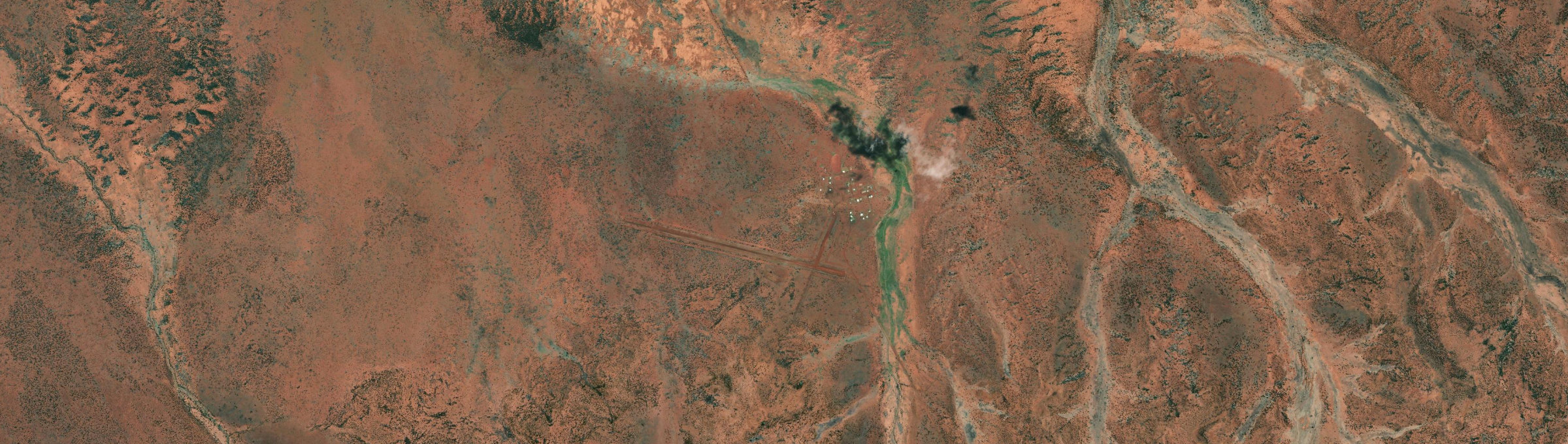 Aerial view of Tjirrkarli, WA