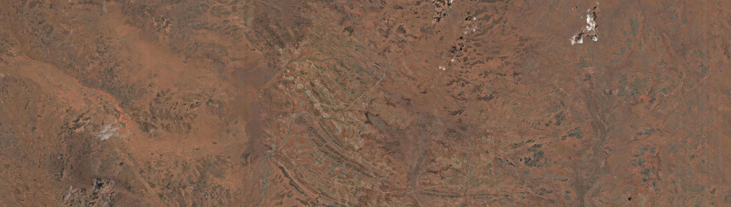 Aerial view of Warburton (WA), WA