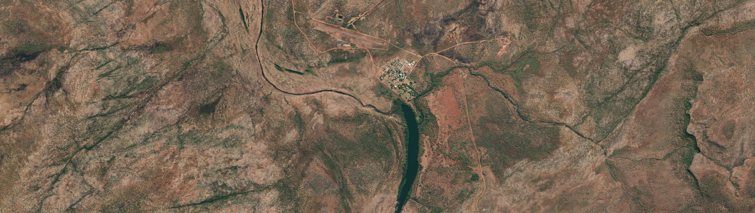 Aerial view of Kalumburu, WA