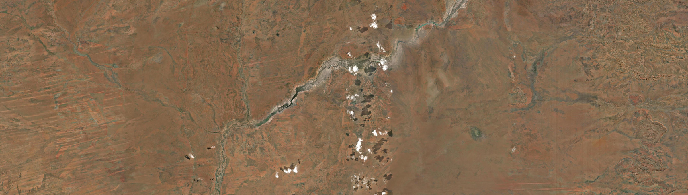Aerial view of Sturt Creek, WA
