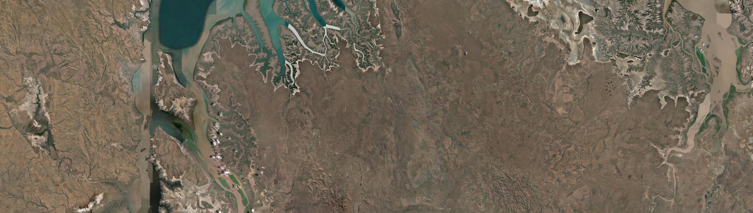 Aerial view of Cambridge Gulf, WA