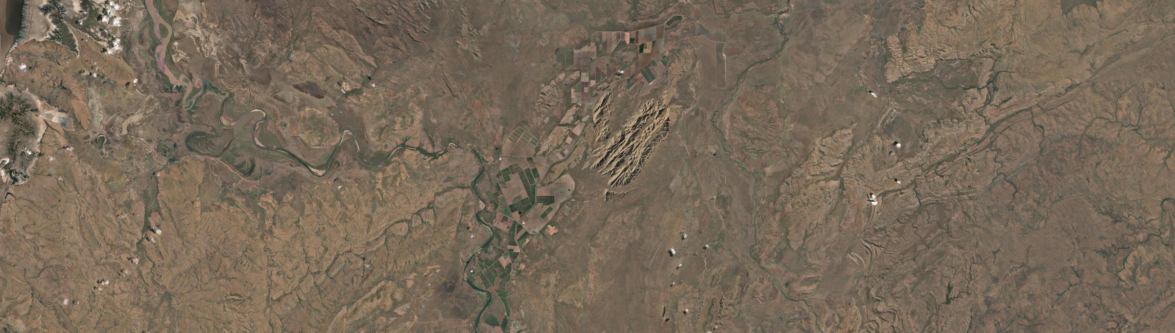 Aerial view of Kununurra, WA