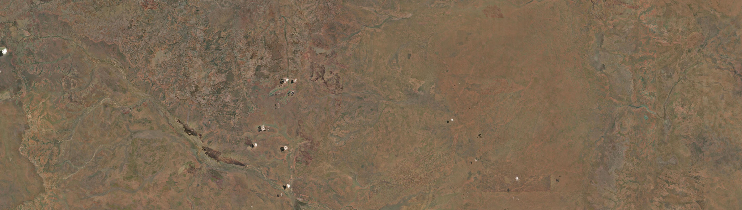 Aerial view of Gurindji, NT