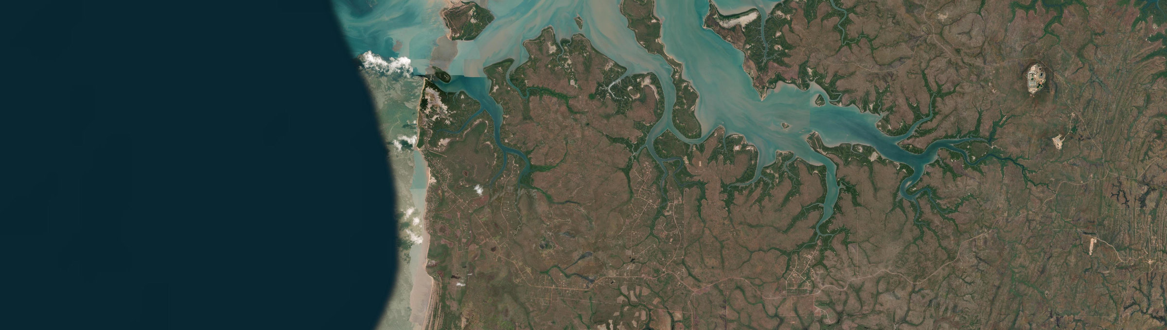 Aerial view of Dundee Forest, NT