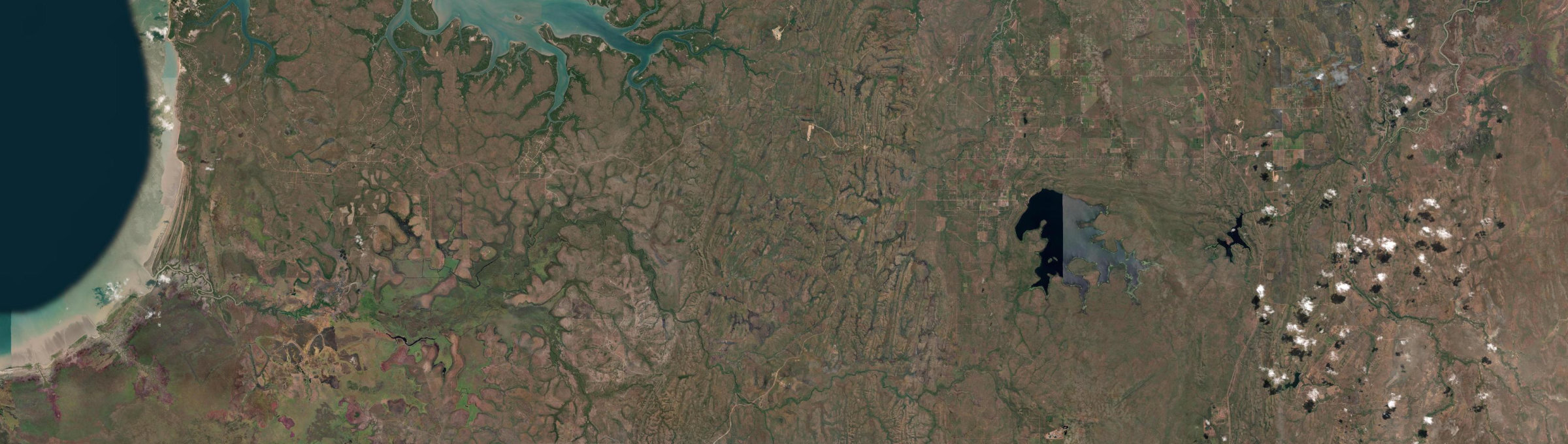 Aerial view of Charlotte, NT
