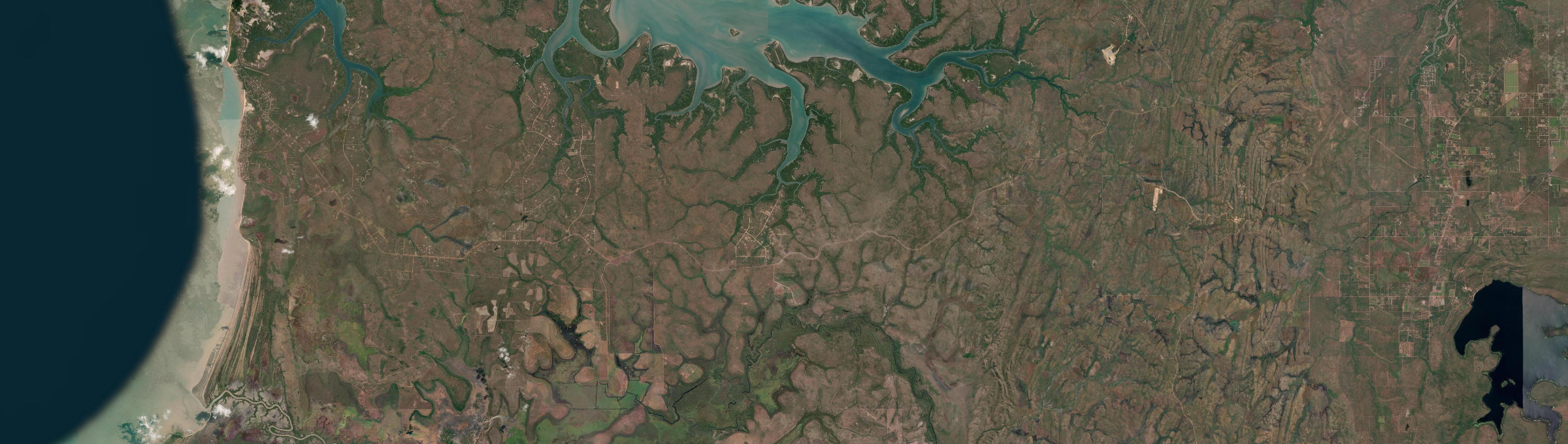 Aerial view of Bynoe, NT