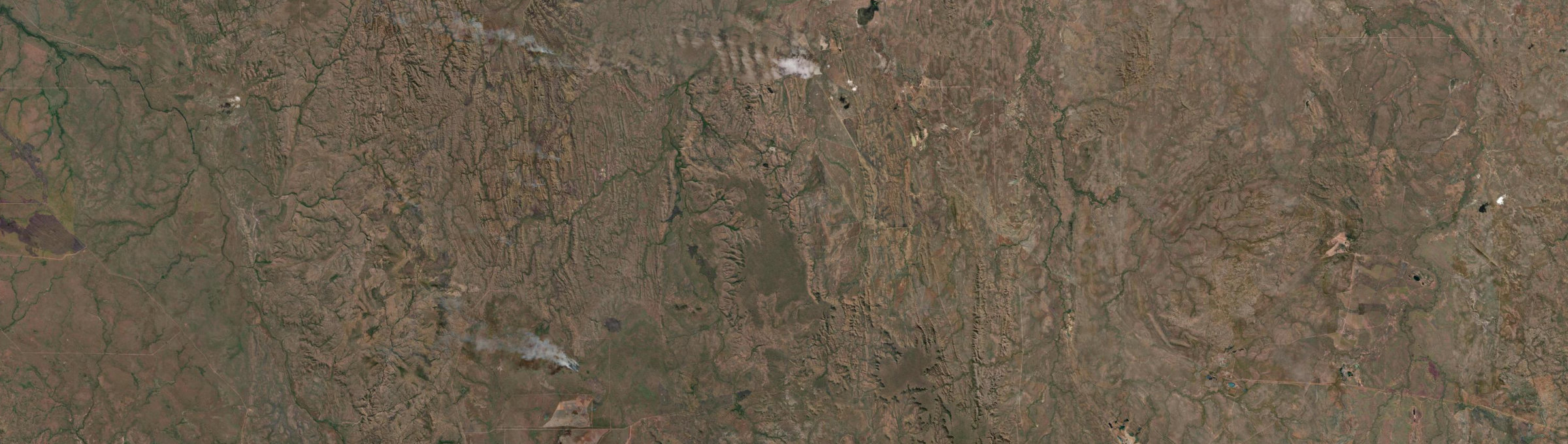 Aerial view of Robin Falls, NT