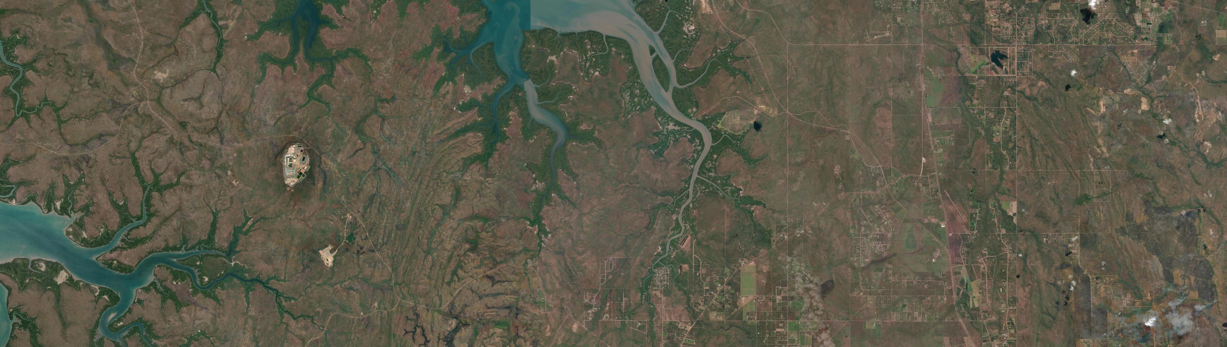 Aerial view of Blackmore, NT