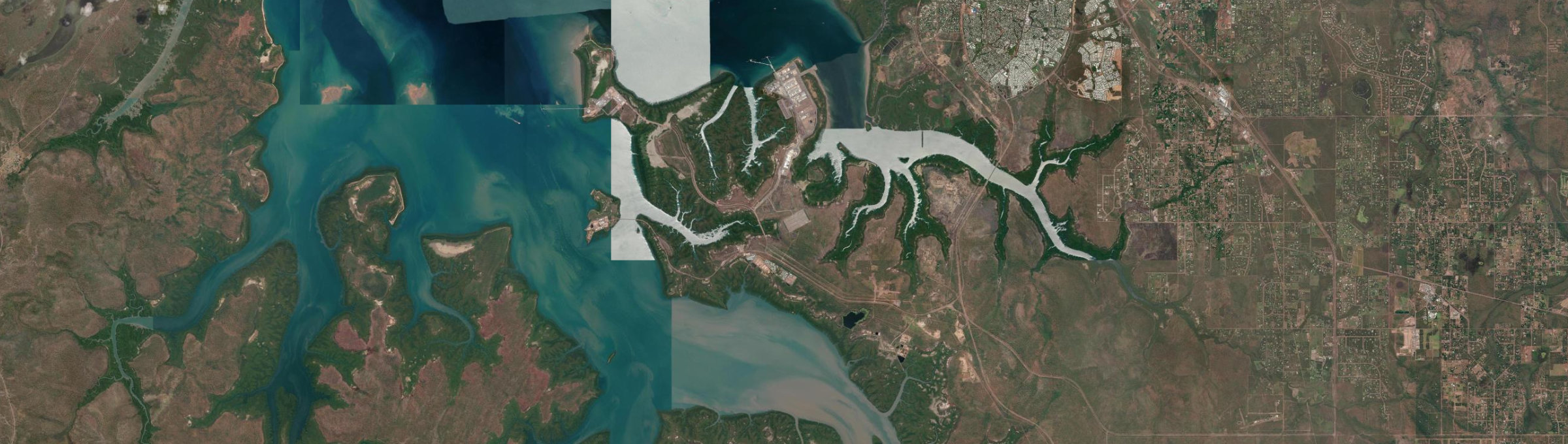 Aerial view of Wickham (NT), NT