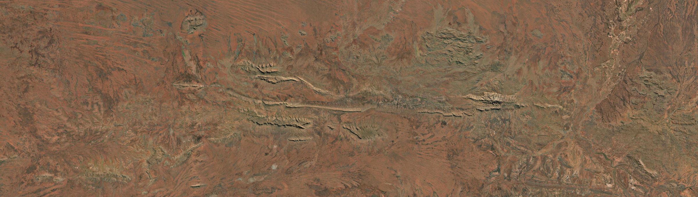 Aerial view of Kunparrka, NT
