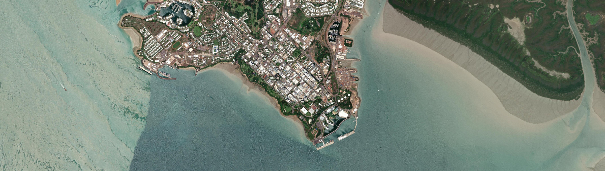 Aerial view of Darwin City, NT