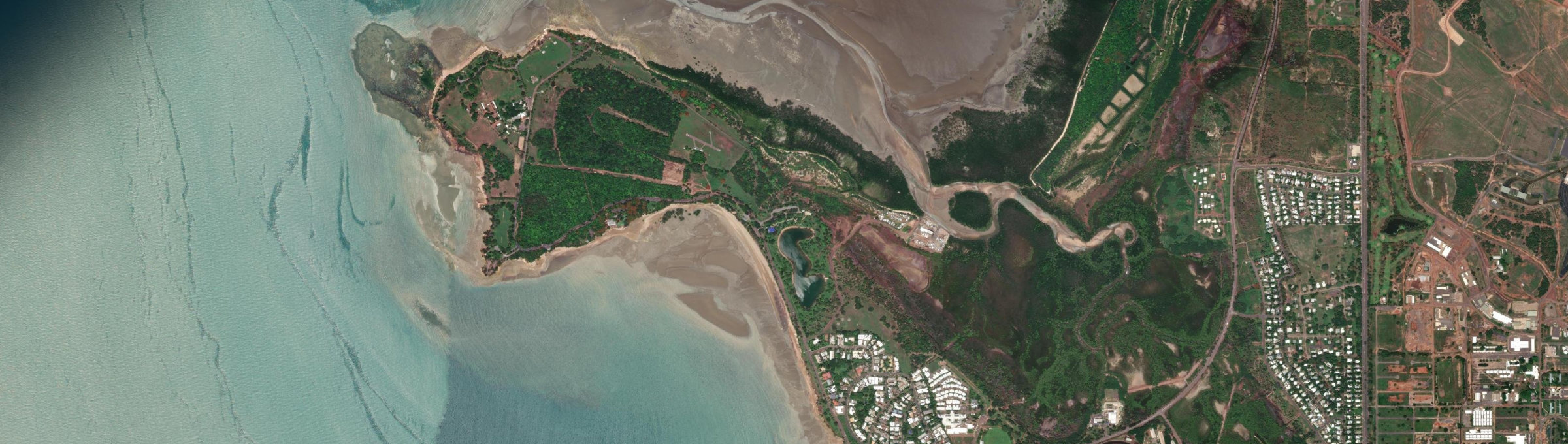 Aerial view of East Point, NT