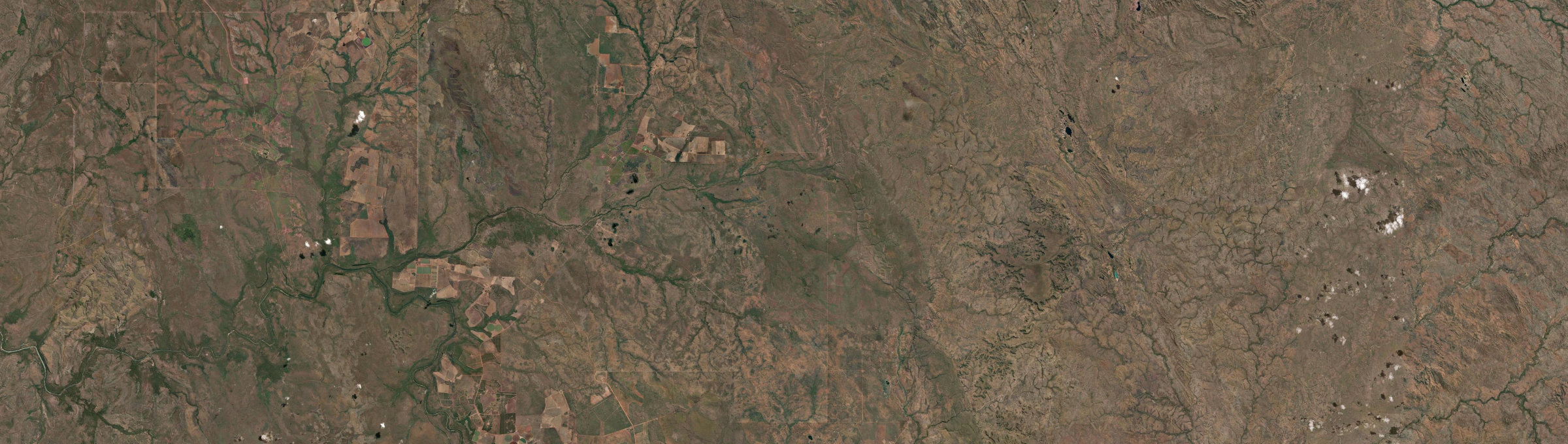 Aerial view of Douglas-Daly, NT
