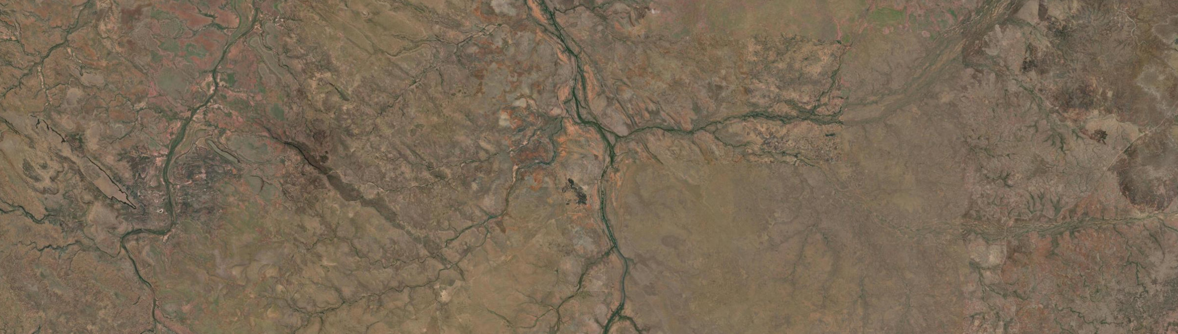 Aerial view of Pigeon Hole, NT