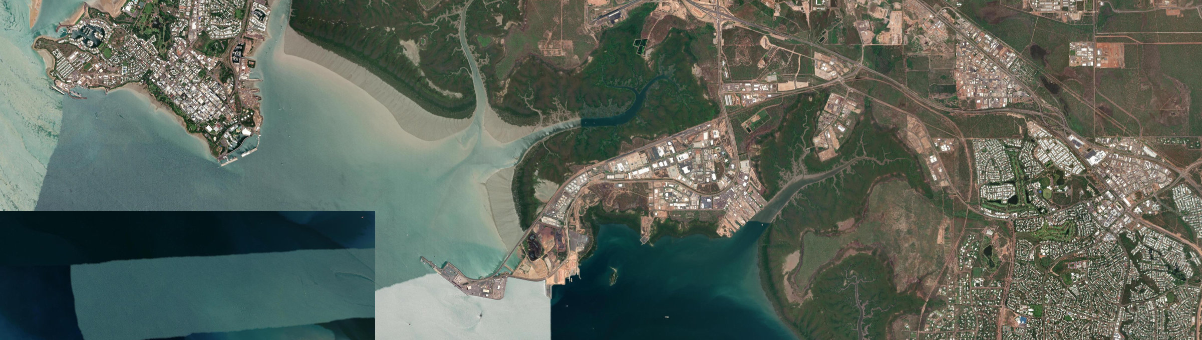 Aerial view of East Arm, NT