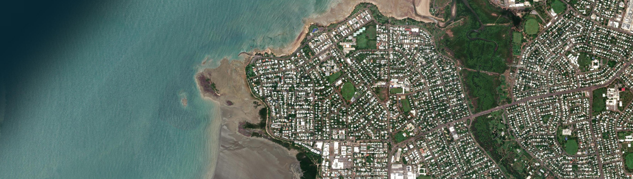 Aerial view of Nightcliff, NT