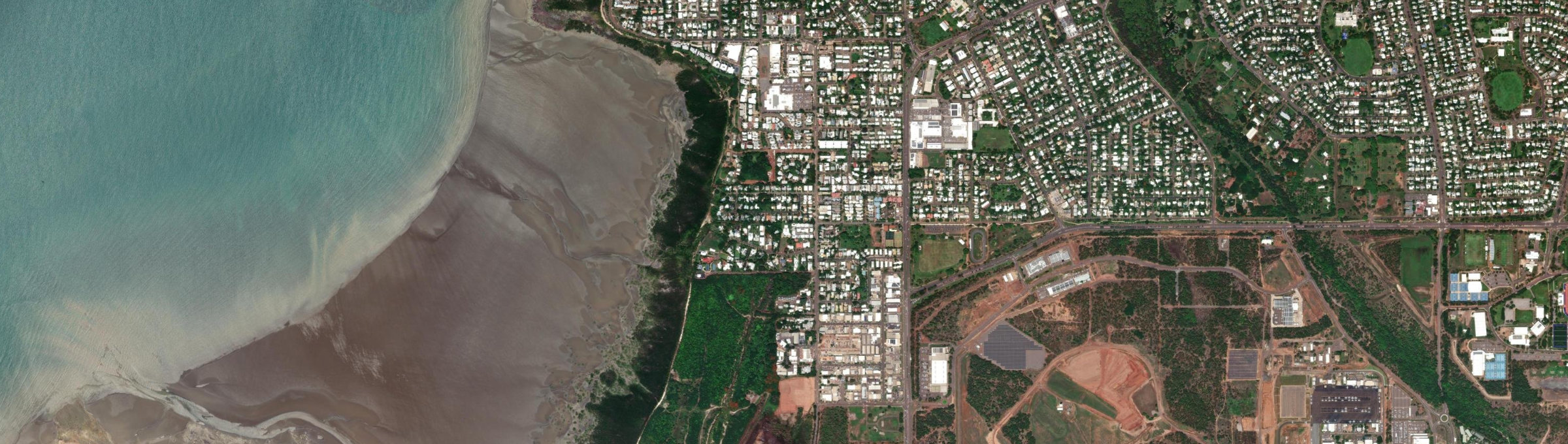 Aerial view of Coconut Grove, NT